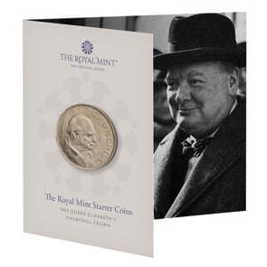 The Royal Mint Starter Coins: 1965 Queen Elizabeth II Churchill Crown
