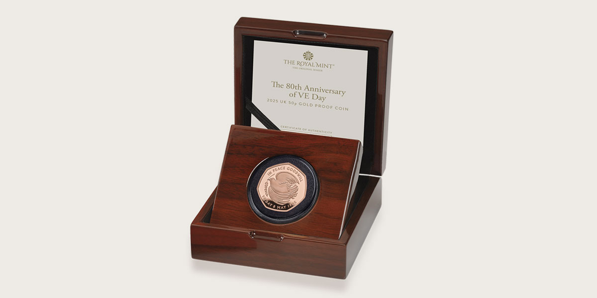 VE Day Gold Proof Coin 2025