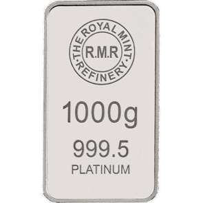 1kg Platinum Bullion Minted Bar